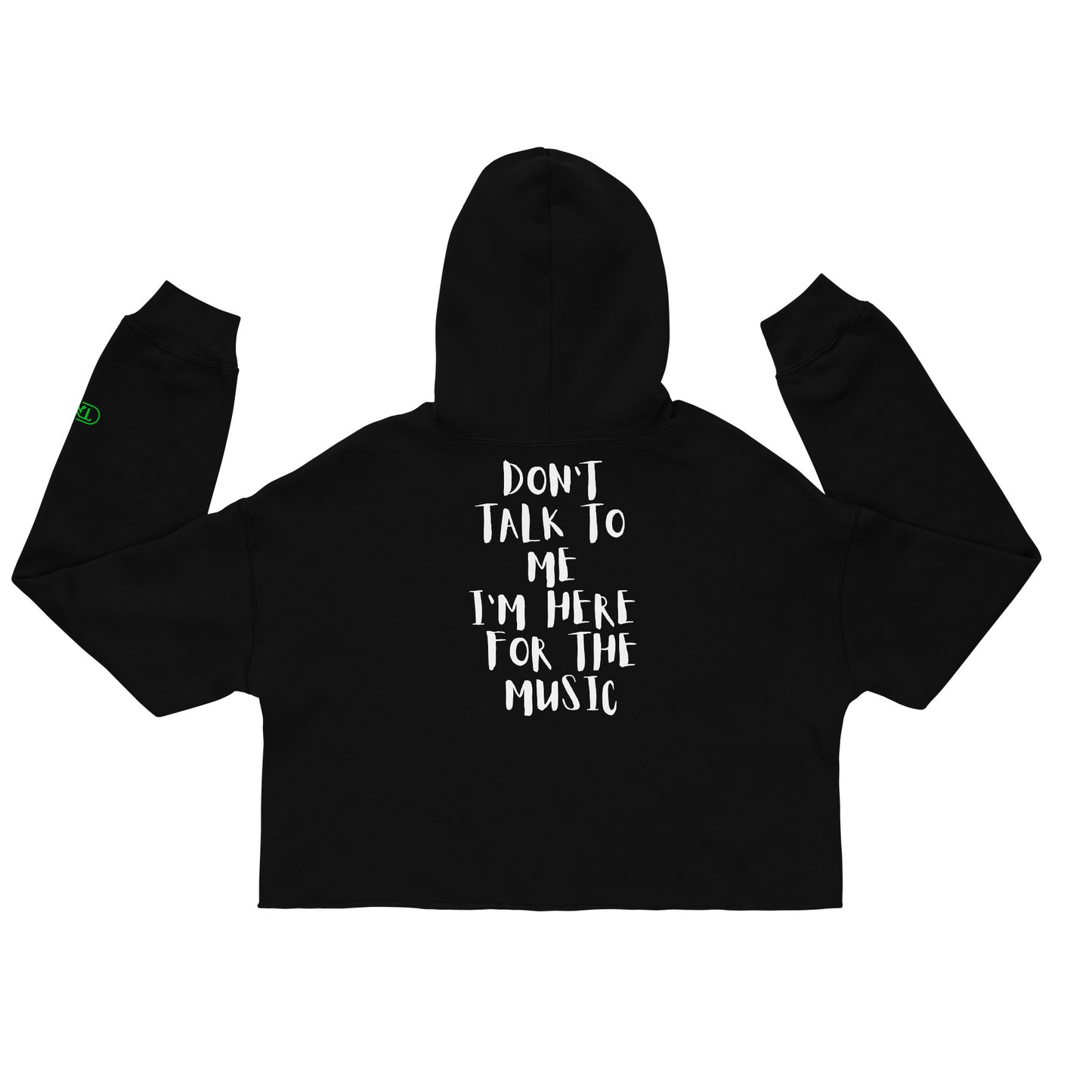 TECHNO SNOB CROP HOODIE