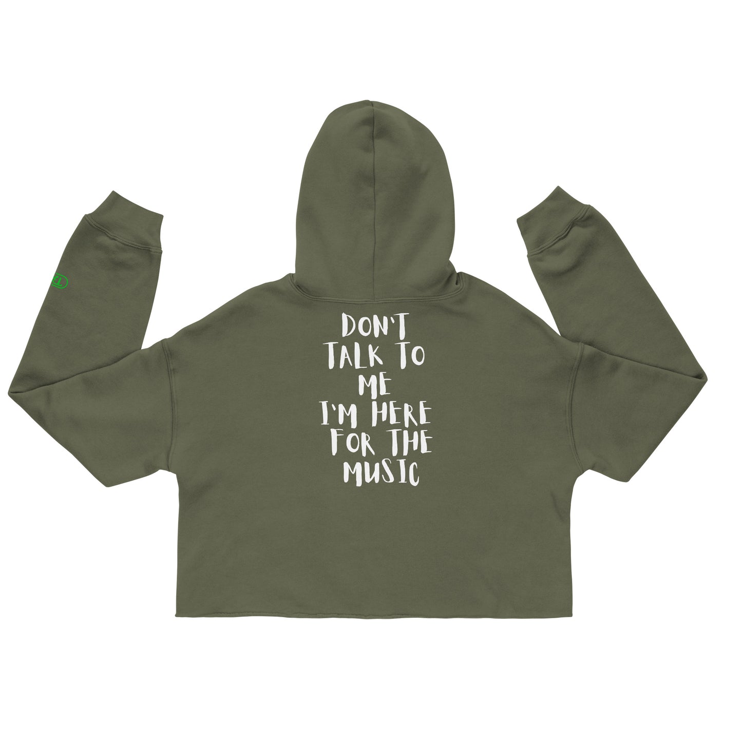 TECHNO SNOB CROP HOODIE
