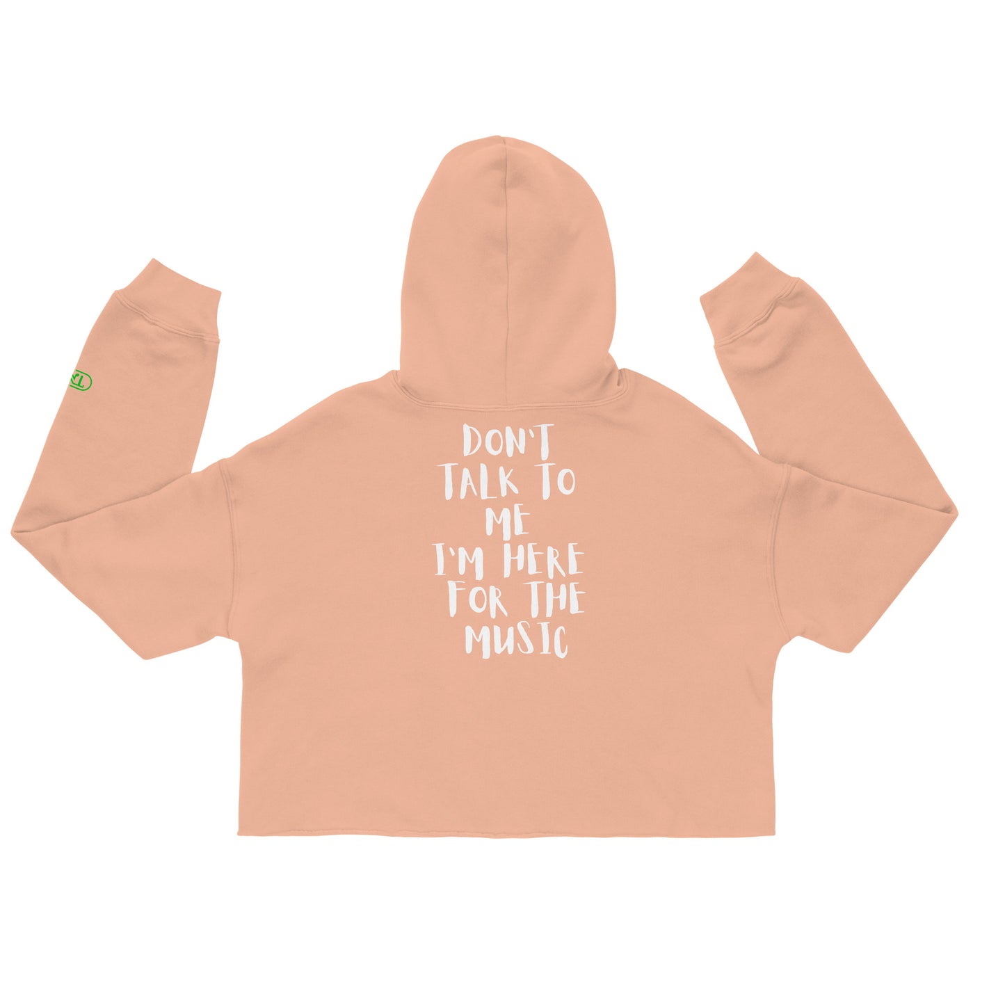 TECHNO SNOB CROP HOODIE