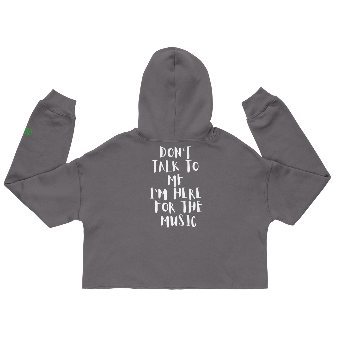 TECHNO SNOB CROP HOODIE